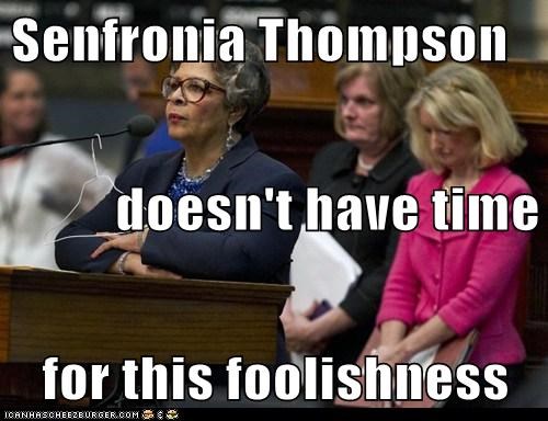Senfronia Thompson doesn't have time for this foolishness