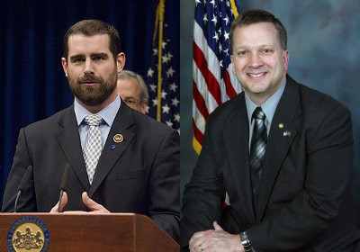 A tale of two legislators: Brian Sims on the left; Daryl Metcalfe on the right (see what I did there?)