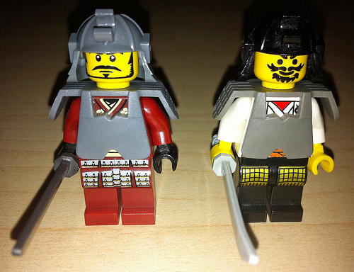 LEGO Collectible Minifigures Series 3 Samurai vs. Castle Ninja by wiredforlego, on Flickr