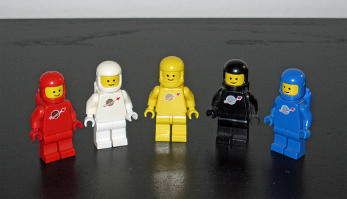 Lego Space Classic minifigures by InSapphoWeTrust, on Flickr