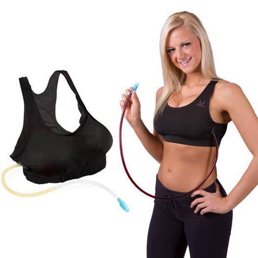 A bizarre bra has gone on sale which is designed to help women hide a bottle of wine in their underwear during a night out.The 'Wine Rack Bra' looks like a normal sports bra, but actually holds 750ml (an entire bottle of wine) inside the cups. (Via Facebook)