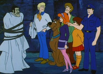 "And I would have gotten away with it, too, if it weren't for you meddling kids!" (Via tvtropes.org)