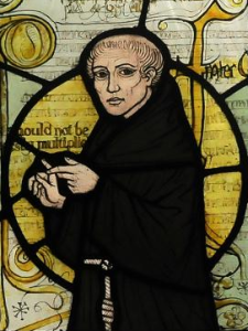 William of Ockham, from stained glass window at a church in Surrey, by Moscarlop (Own work) [GFDL (http://www.gnu.org/copyleft/fdl.html) or CC-BY-SA-3.0 (http://creativecommons.org/licenses/by-sa/3.0)], via Wikimedia Commons
